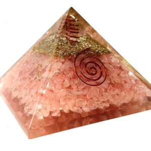 Rose Quartz Orgone Pyramid